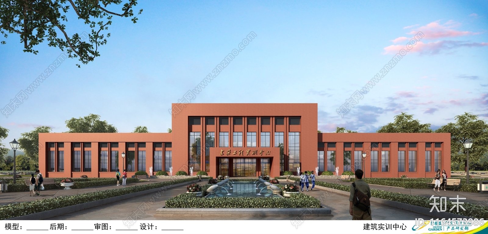 现代学校建筑cad施工图下载【ID:1164573986】