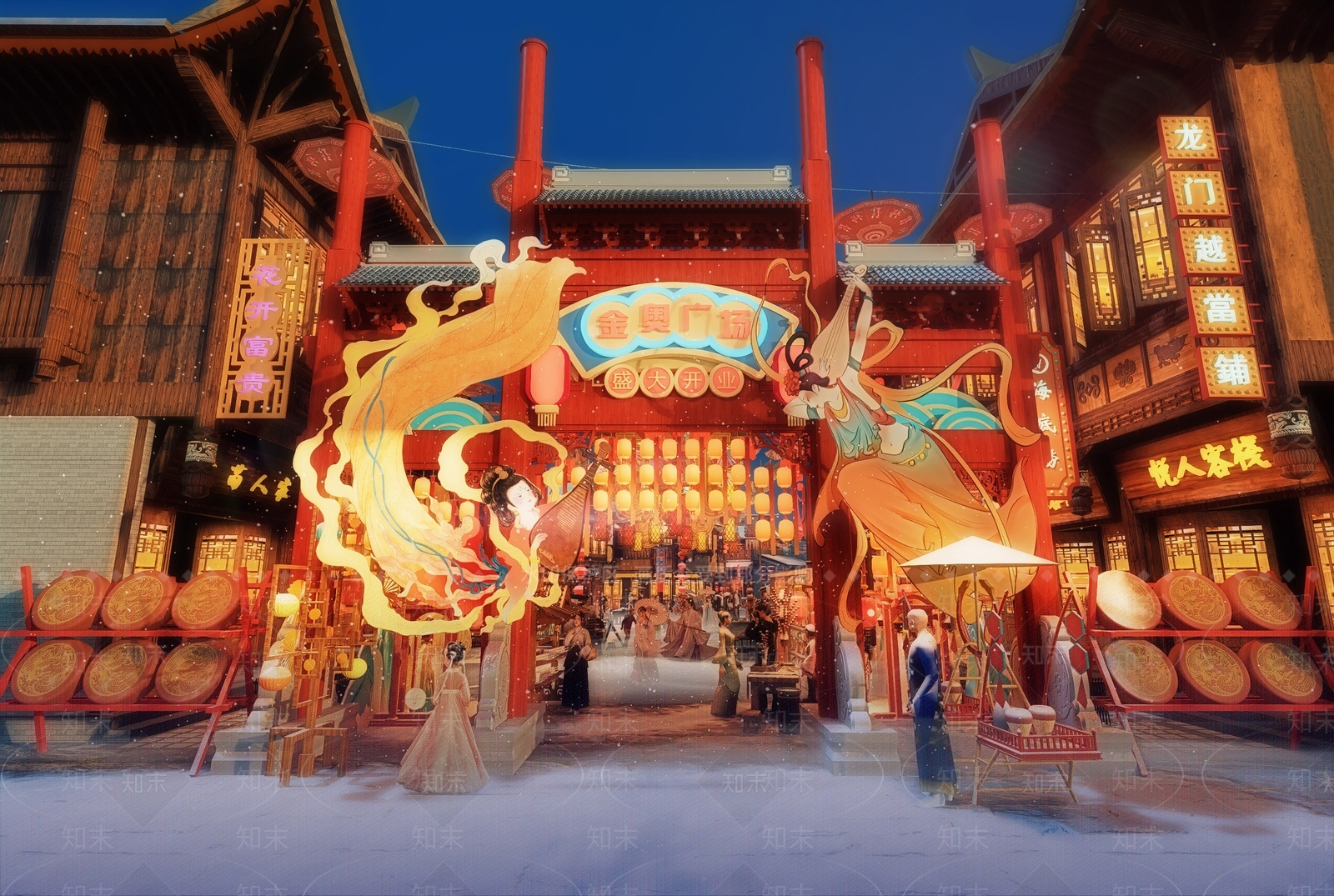 新中式中式其他小品SU模型下载【ID:1164574622】