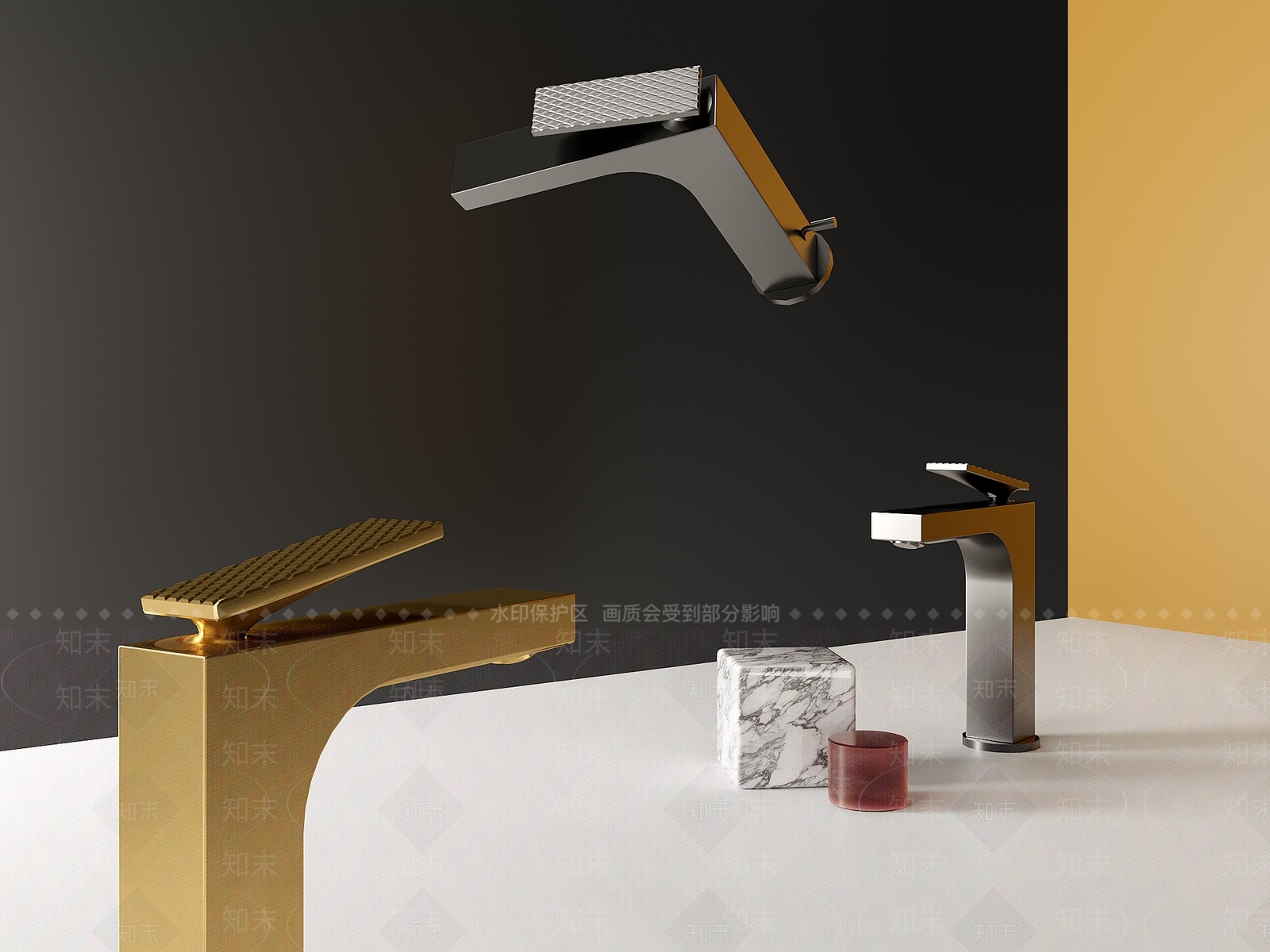 现代水龙头3D模型下载【ID:1164575465】