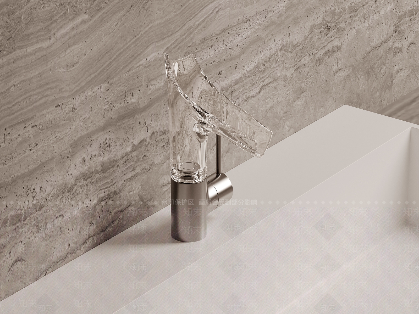 现代水龙头3D模型下载【ID:1164575534】