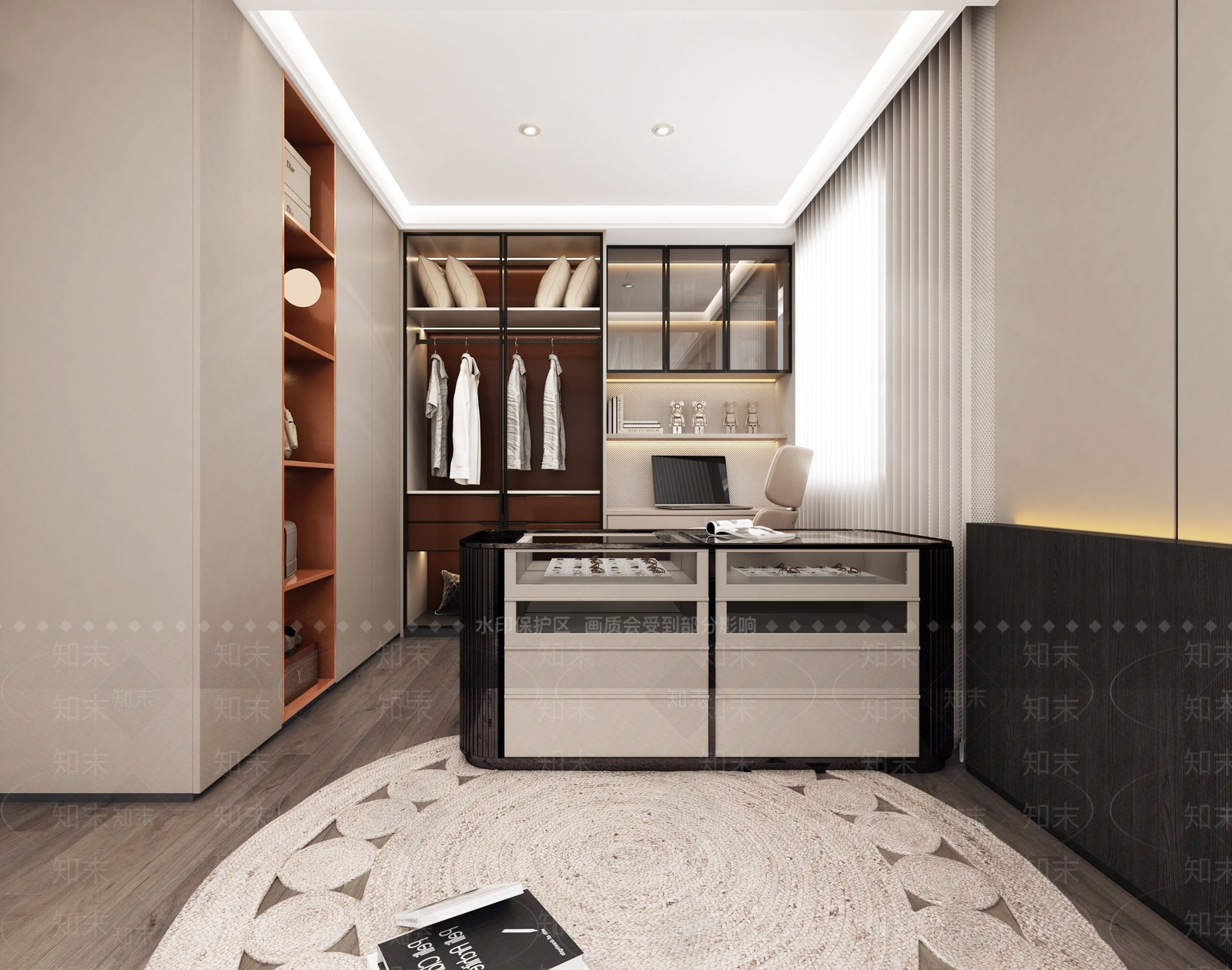 衣帽间3D模型下载【ID:1164598230】