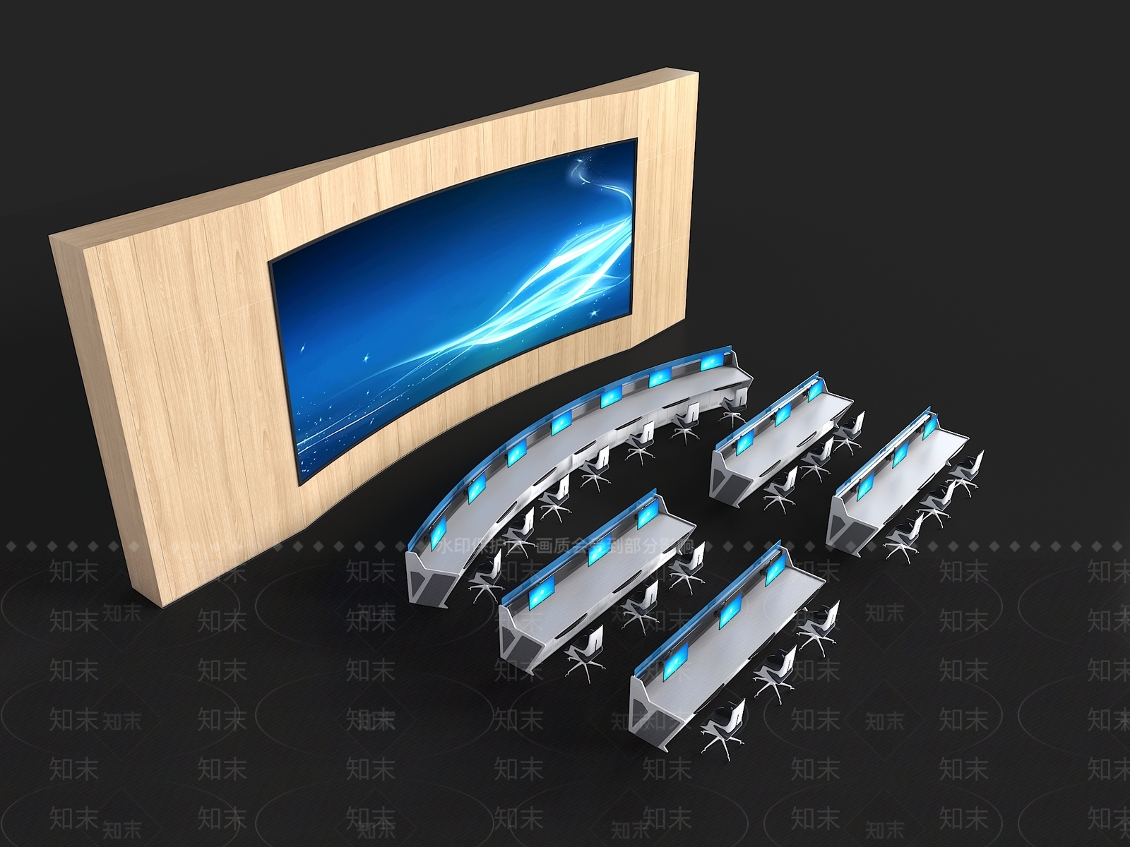 现代操作台SU模型下载【ID:1164604566】