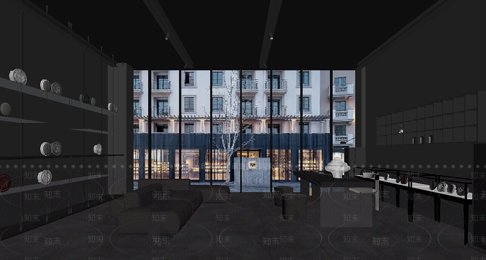 现代汽车4S店SU模型下载【ID:1164608110】