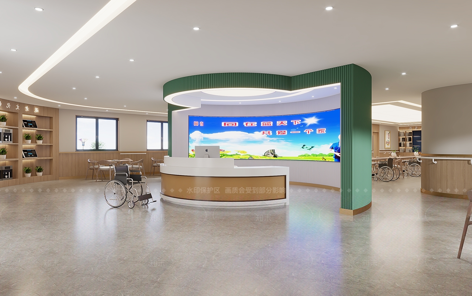 现代售楼处3D模型下载【ID:1214459277】