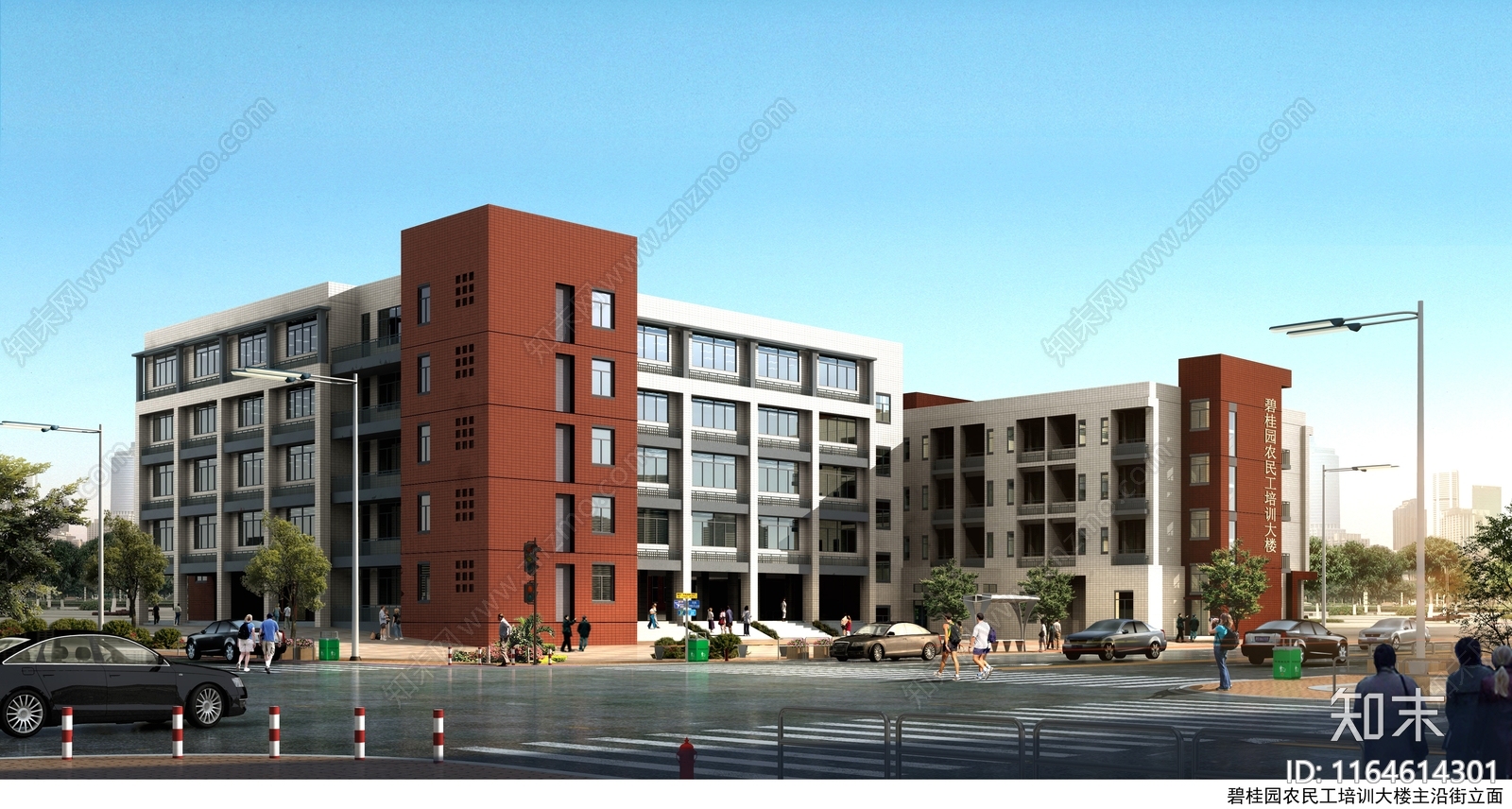 现代学校建筑cad施工图下载【ID:1164614301】