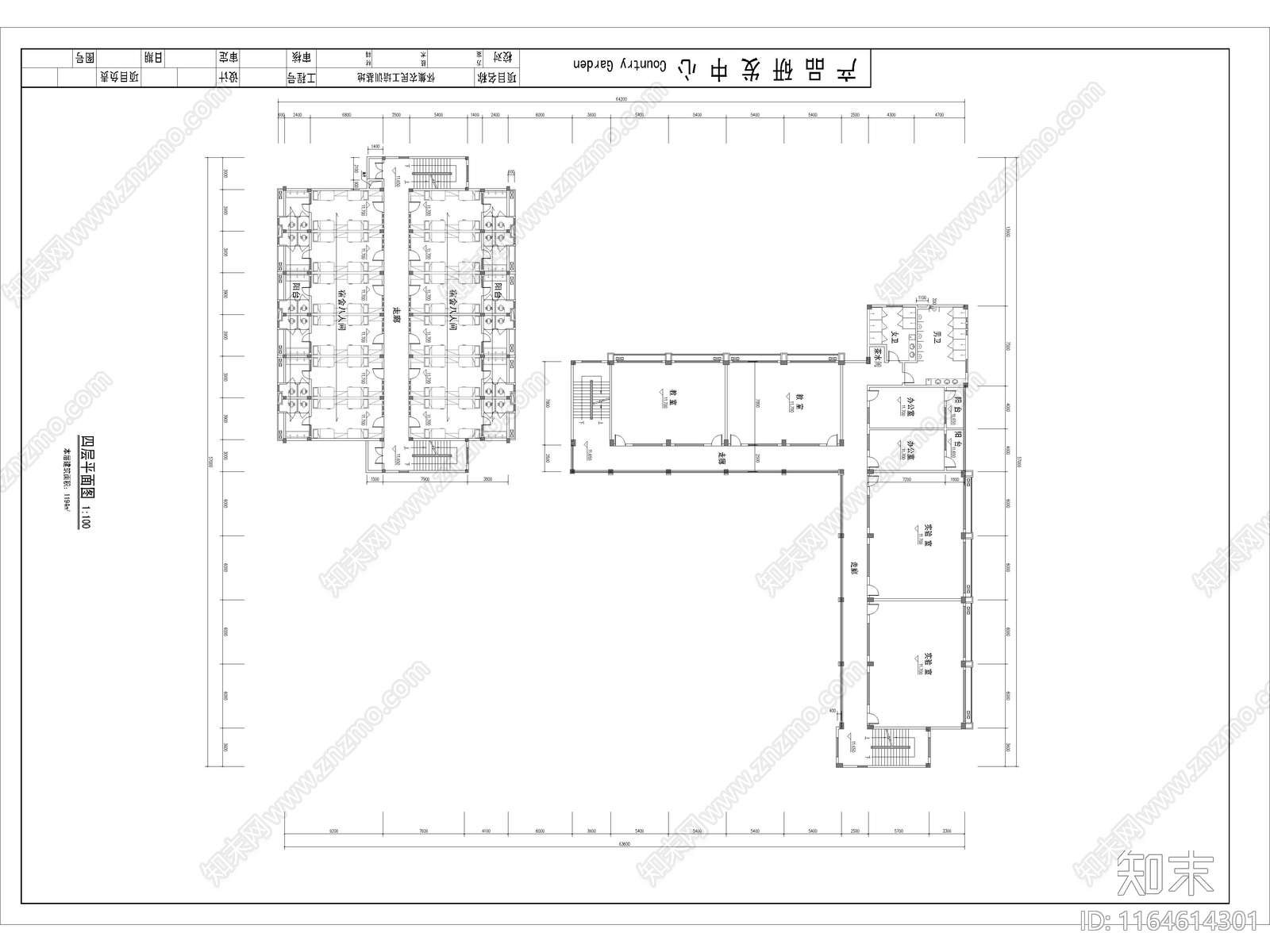 现代学校建筑cad施工图下载【ID:1164614301】