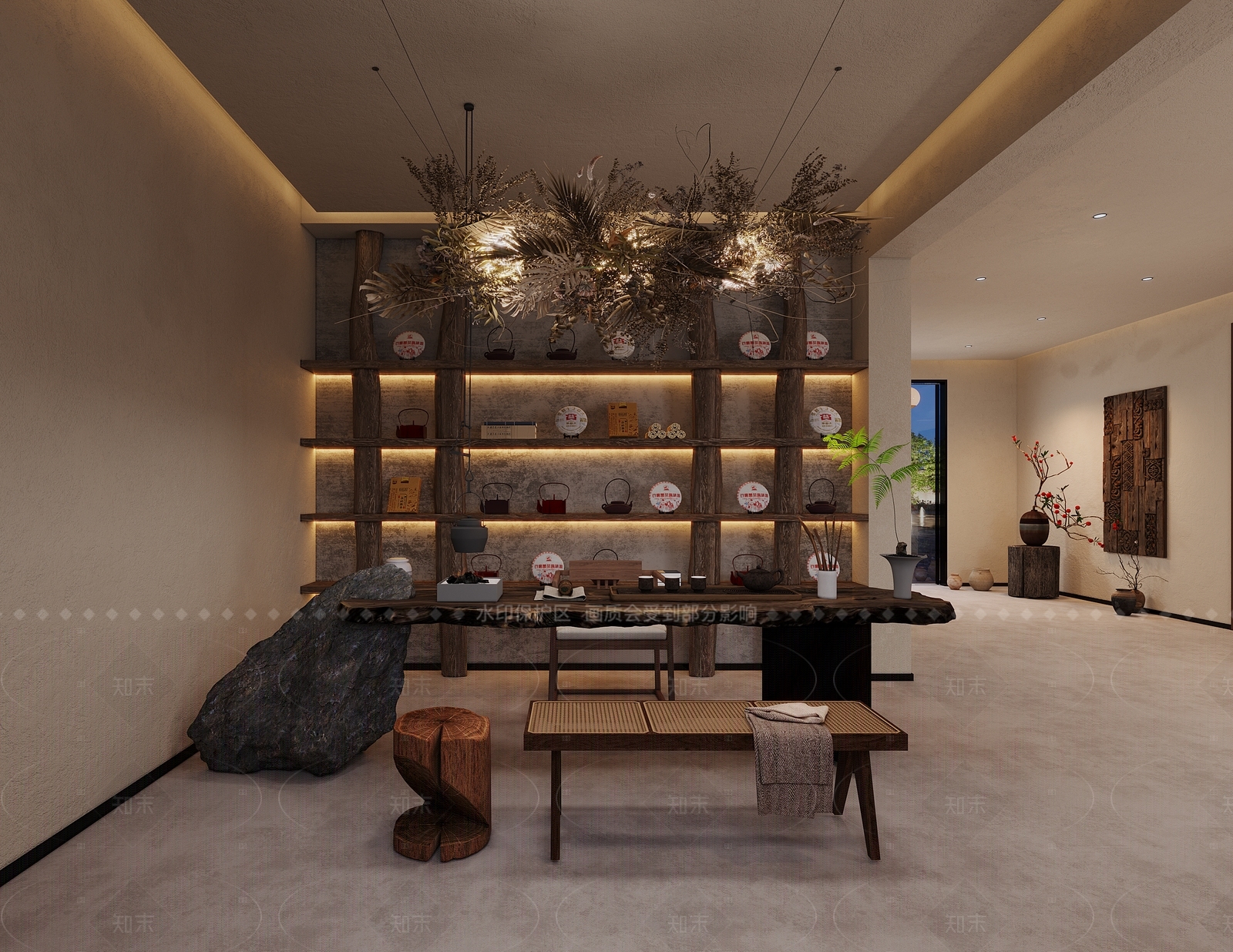 侘寂民宿3D模型下载【ID:1164618711】