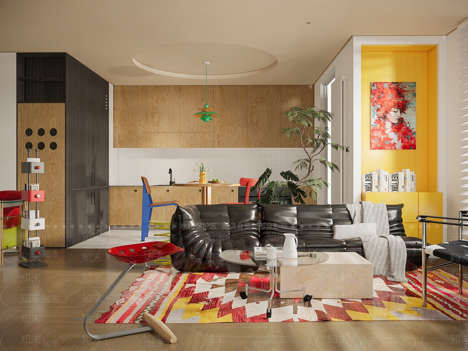 现代公寓3D模型下载【ID:1164620247】