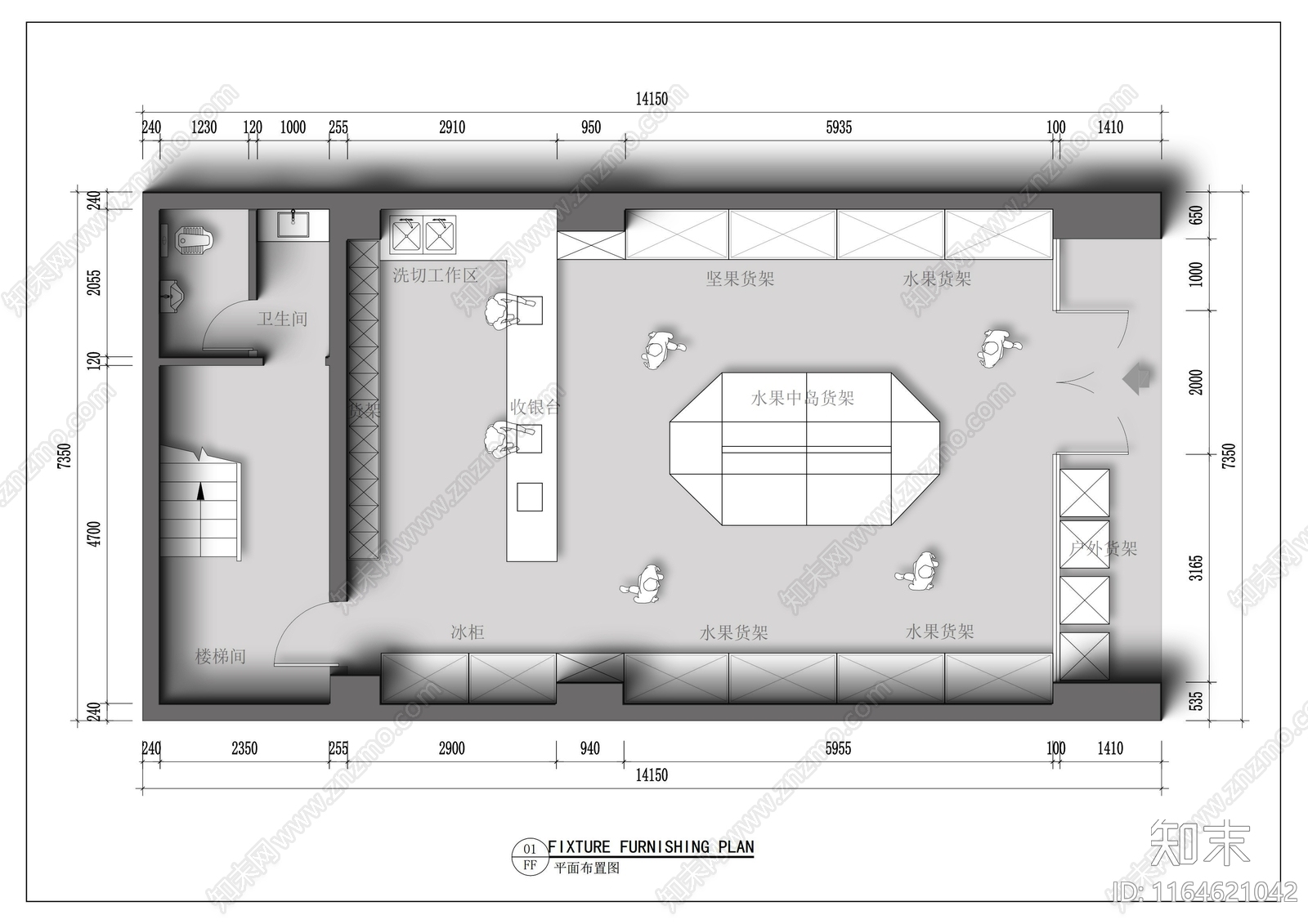 工装平面图施工图下载【ID:1164621042】