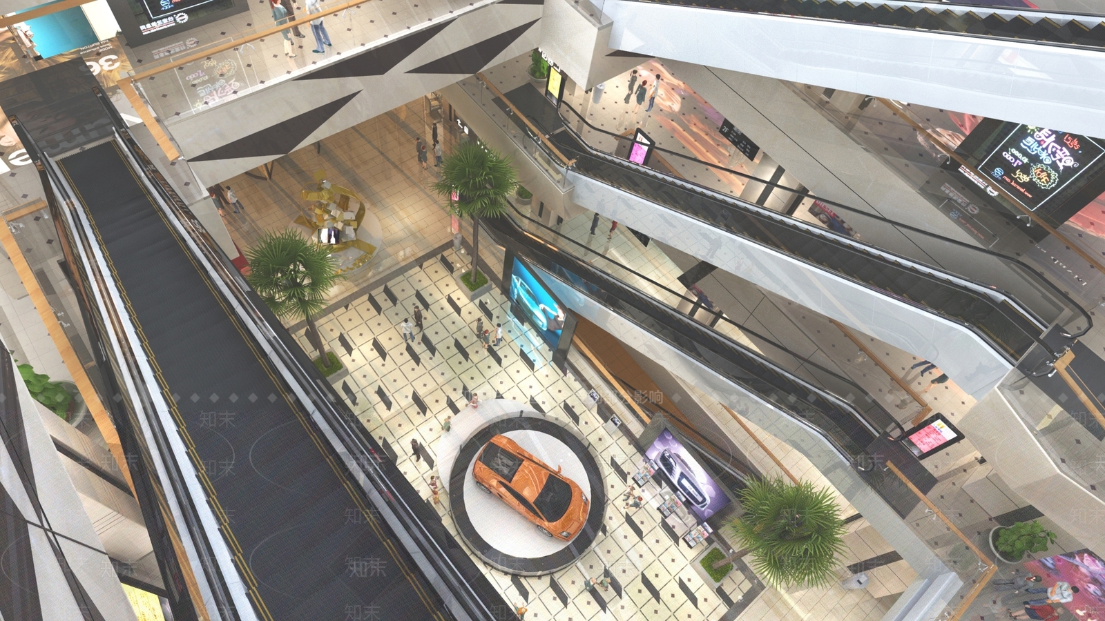 现代商场3D模型下载【ID:1164623567】