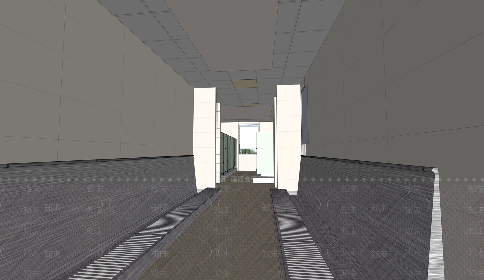 现代其他学校空间SU模型下载【ID:1164626177】