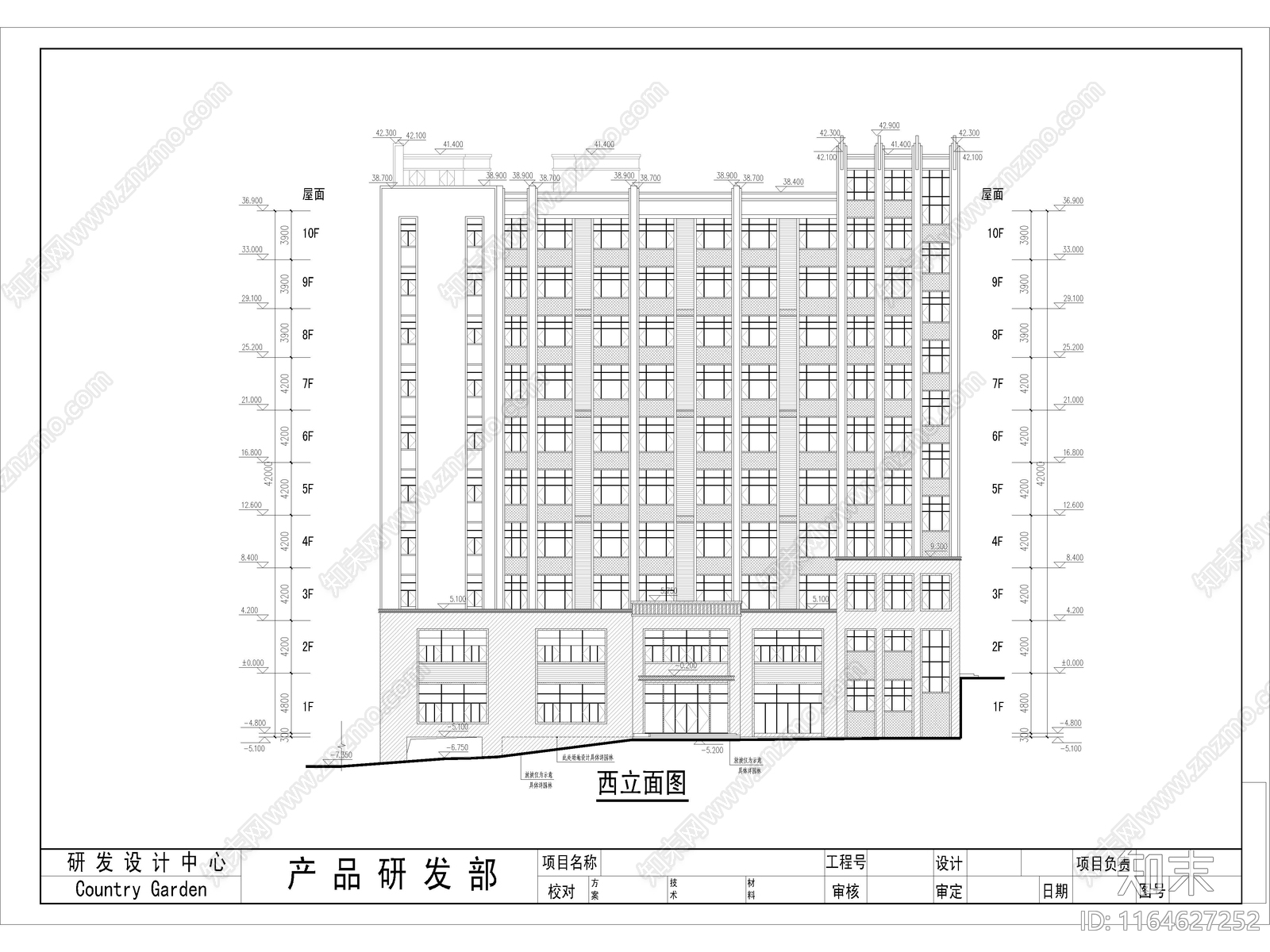 现代学校建筑cad施工图下载【ID:1164627252】