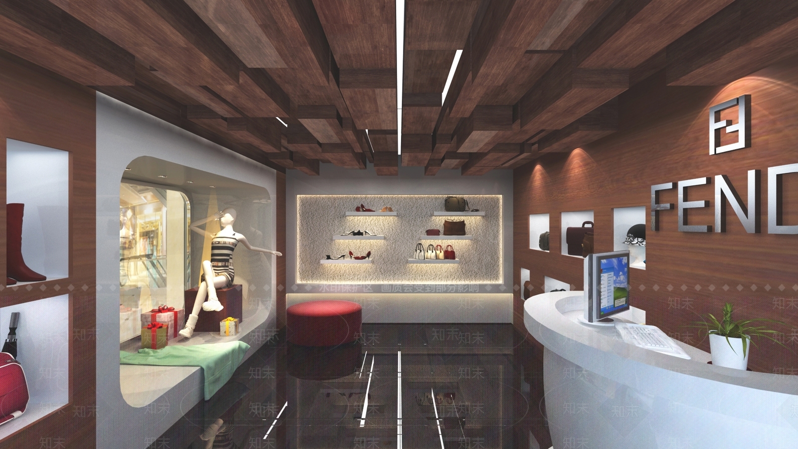 现代商场3D模型下载【ID:1164631199】