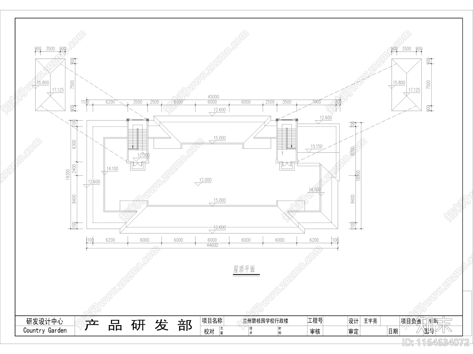 复古学校建筑cad施工图下载【ID:1164634072】