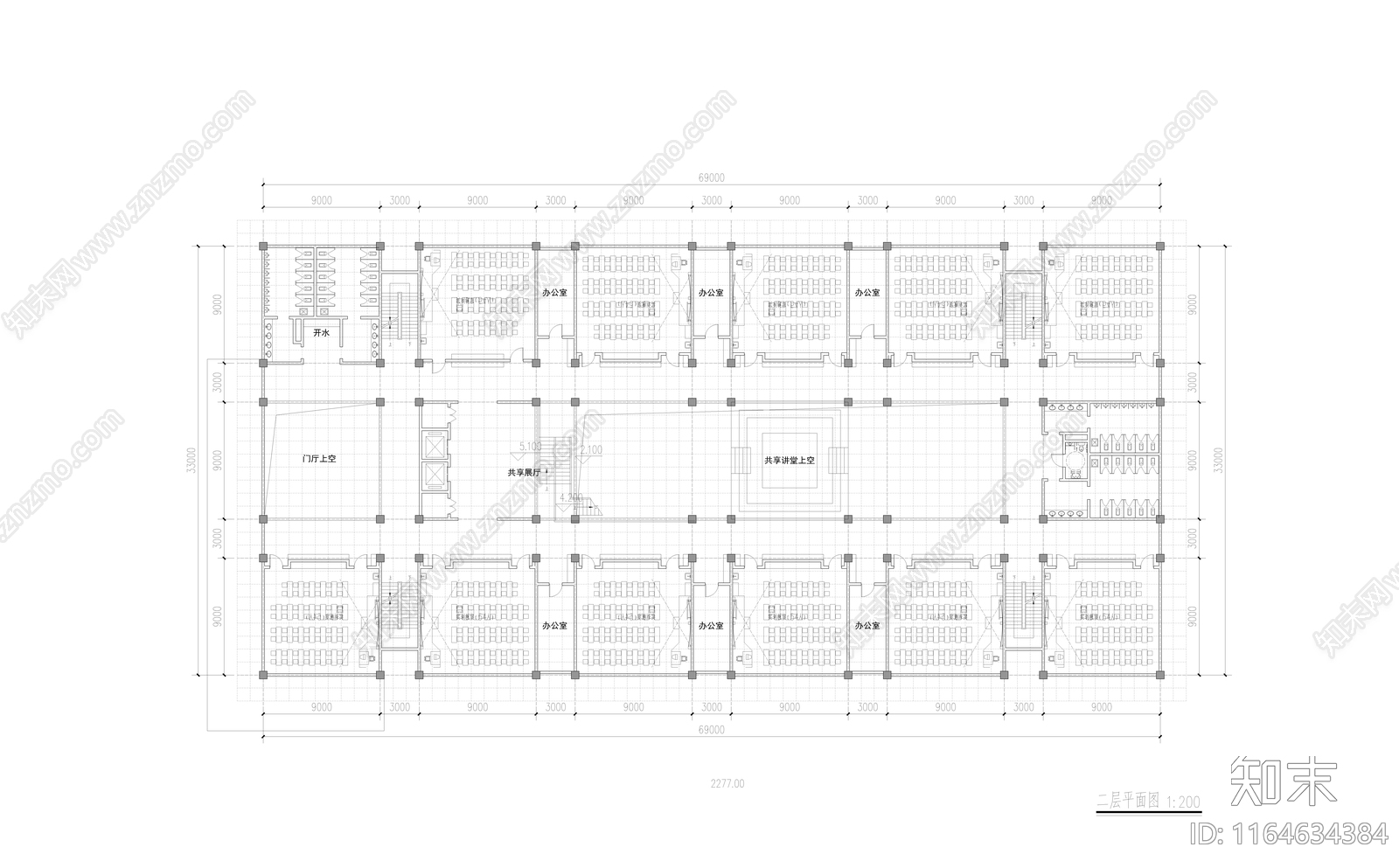 现代学校建筑cad施工图下载【ID:1164634384】