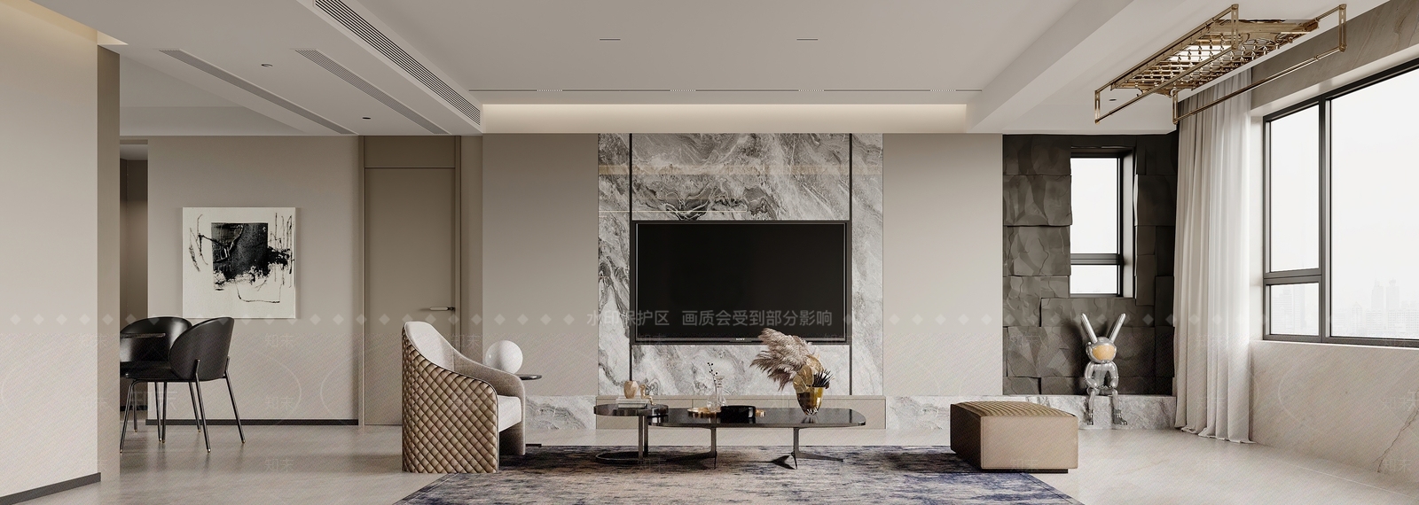 玻璃门餐边柜餐边柜3D模型下载【ID:1227261218】
