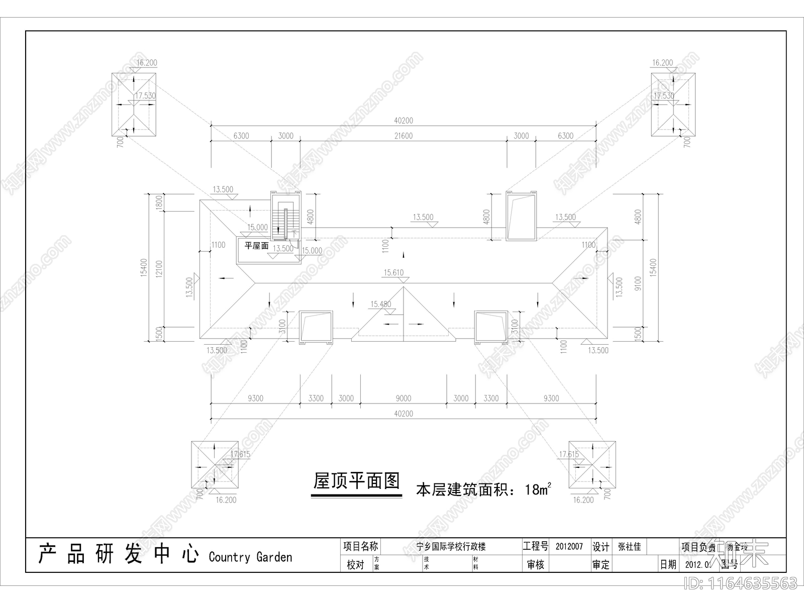 复古学校建筑cad施工图下载【ID:1164635563】