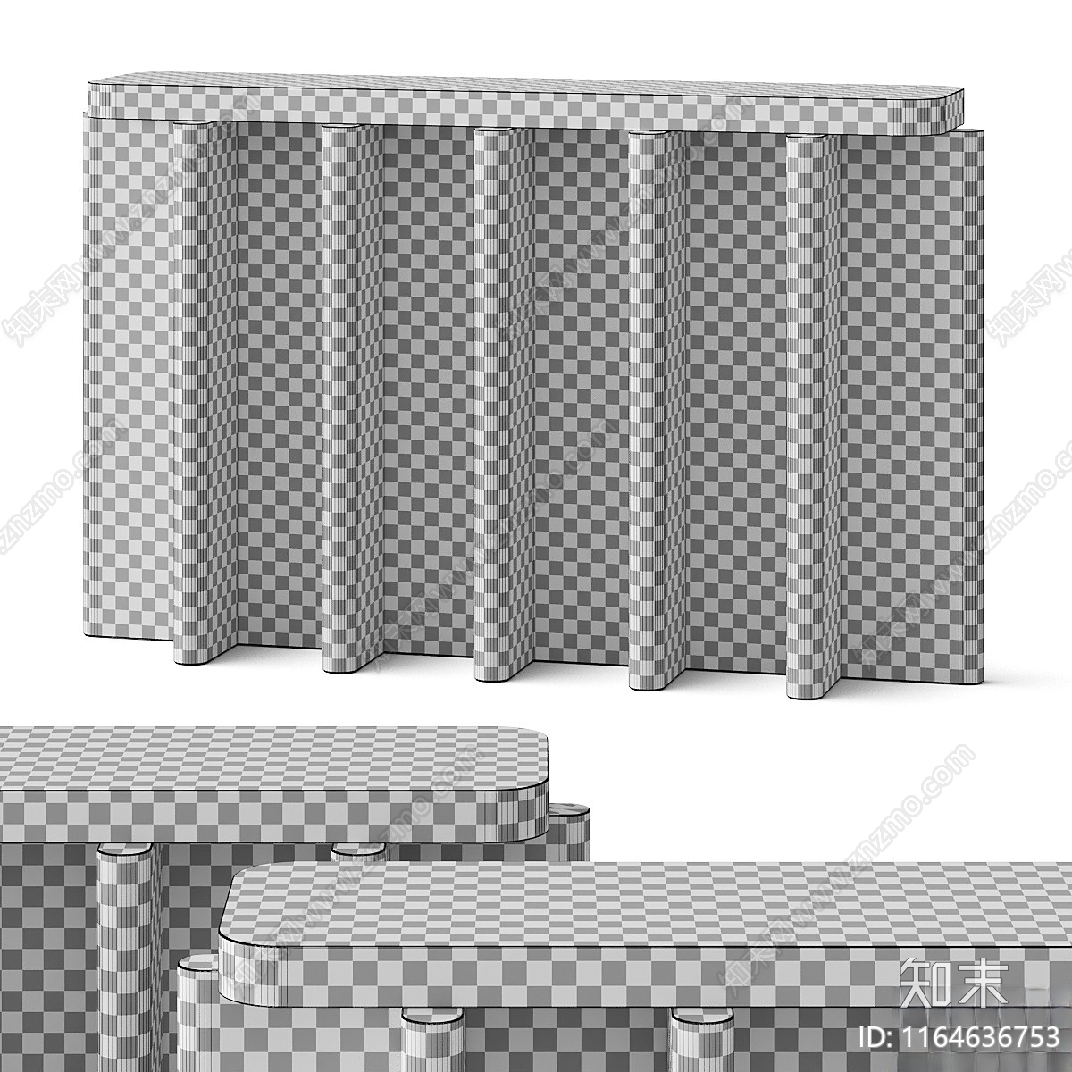 现代其他桌子3D模型下载【ID:1164636753】