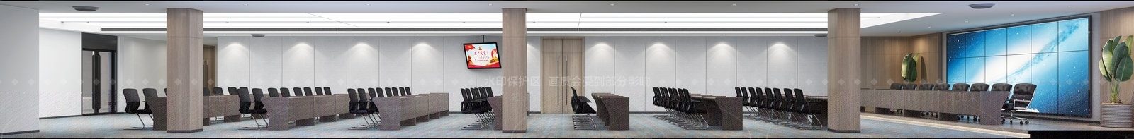 现代其他办公空间3D模型下载【ID:1164649054】