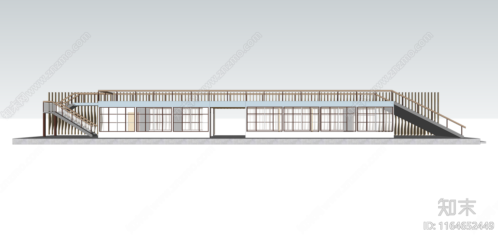 现代小公建SU模型下载【ID:1164652449】