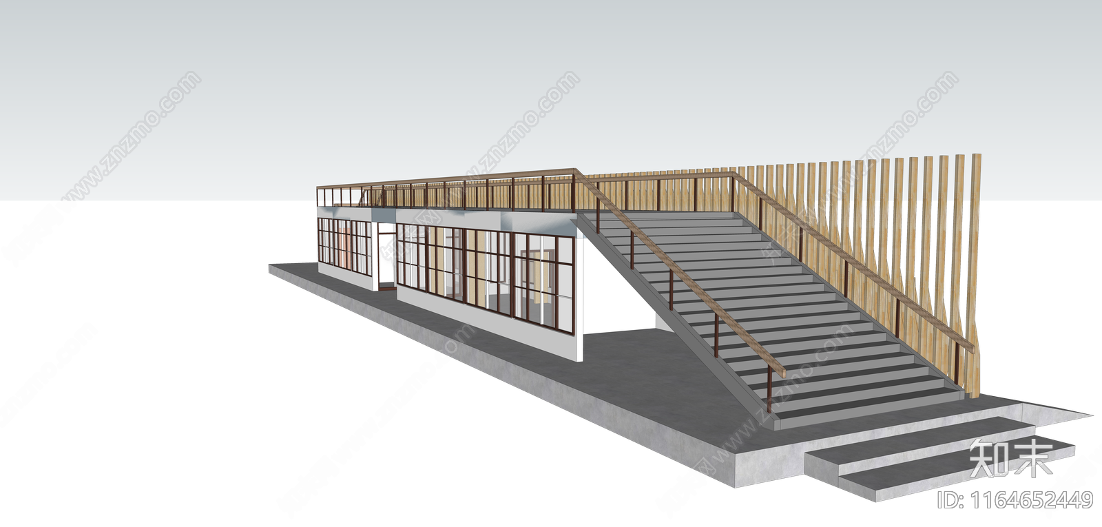 现代小公建SU模型下载【ID:1164652449】