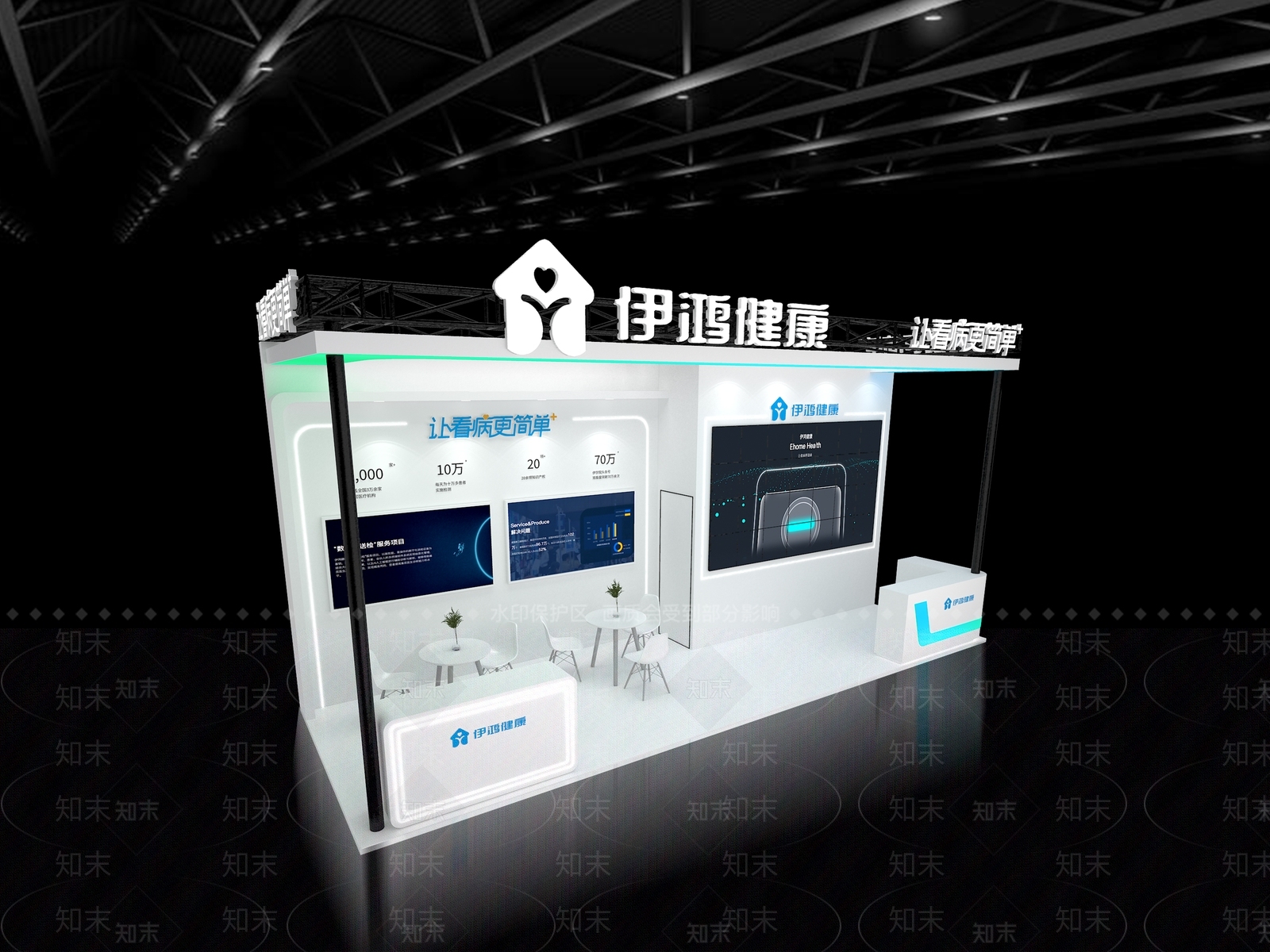 轻奢现代其他公共空间3D模型下载【ID:1164665879】