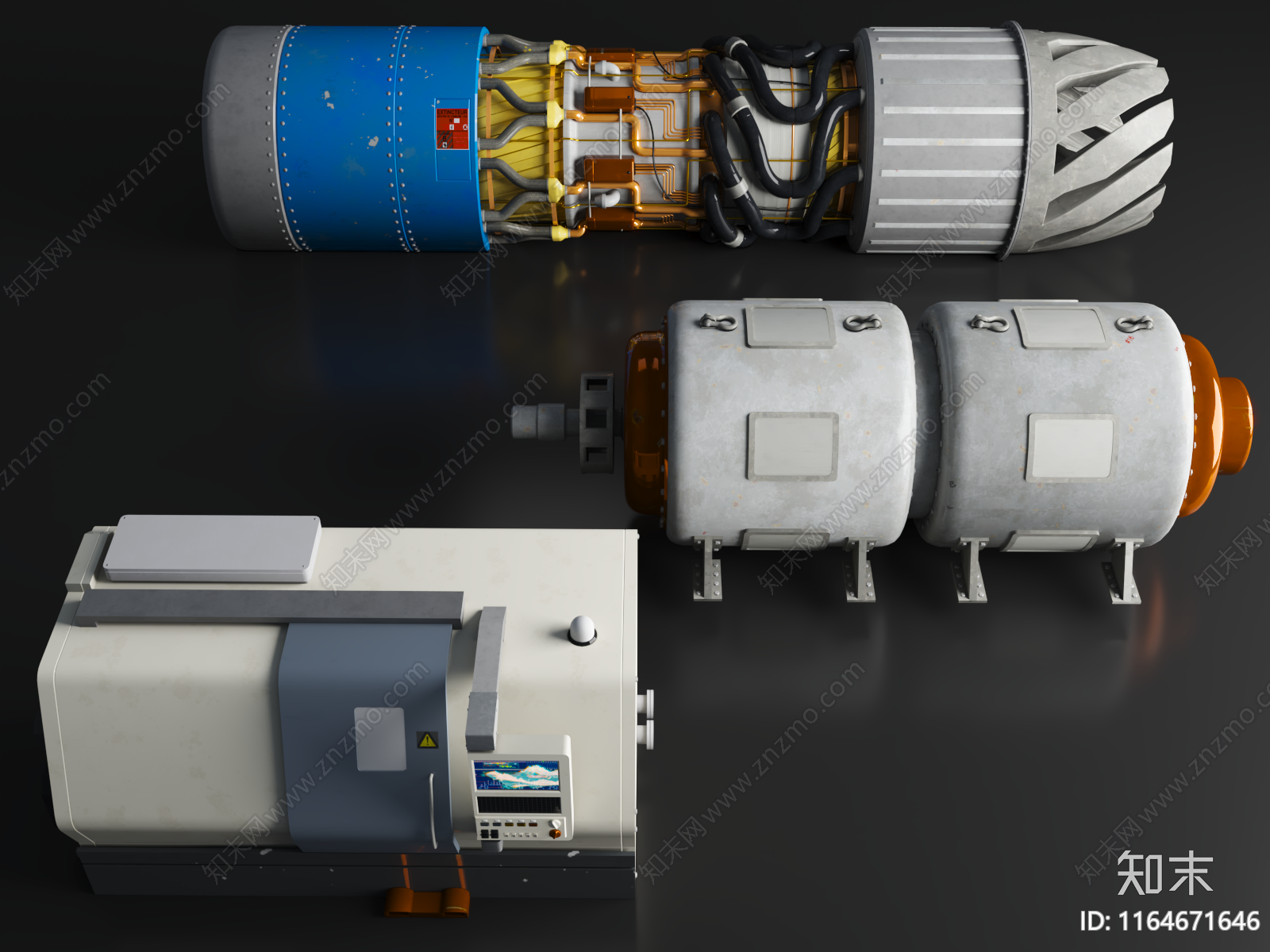 工业设备3D模型下载【ID:1164671646】