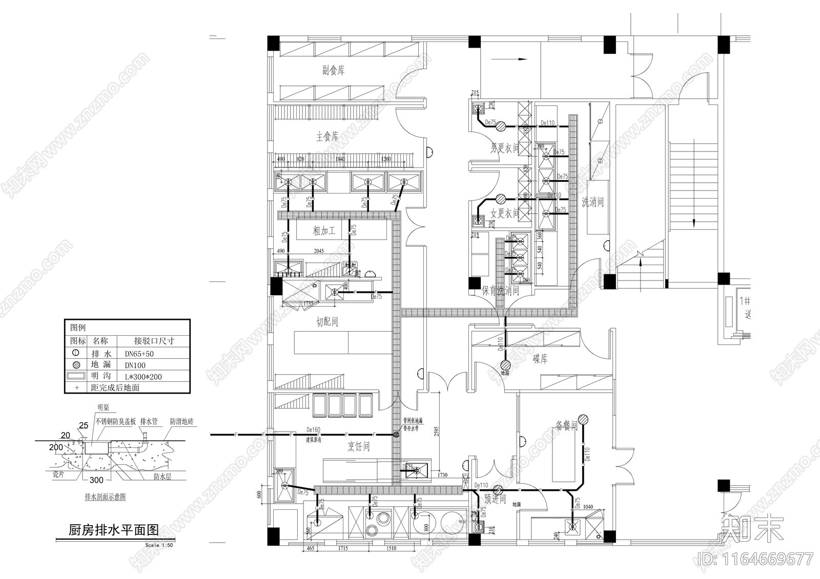 给排水图施工图下载【ID:1164669677】