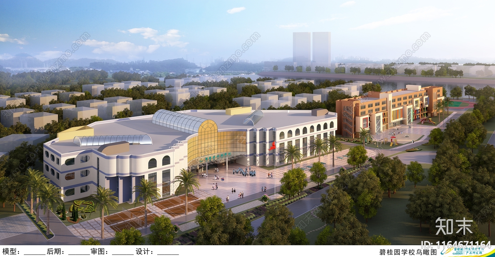 现代学校建筑cad施工图下载【ID:1164671164】