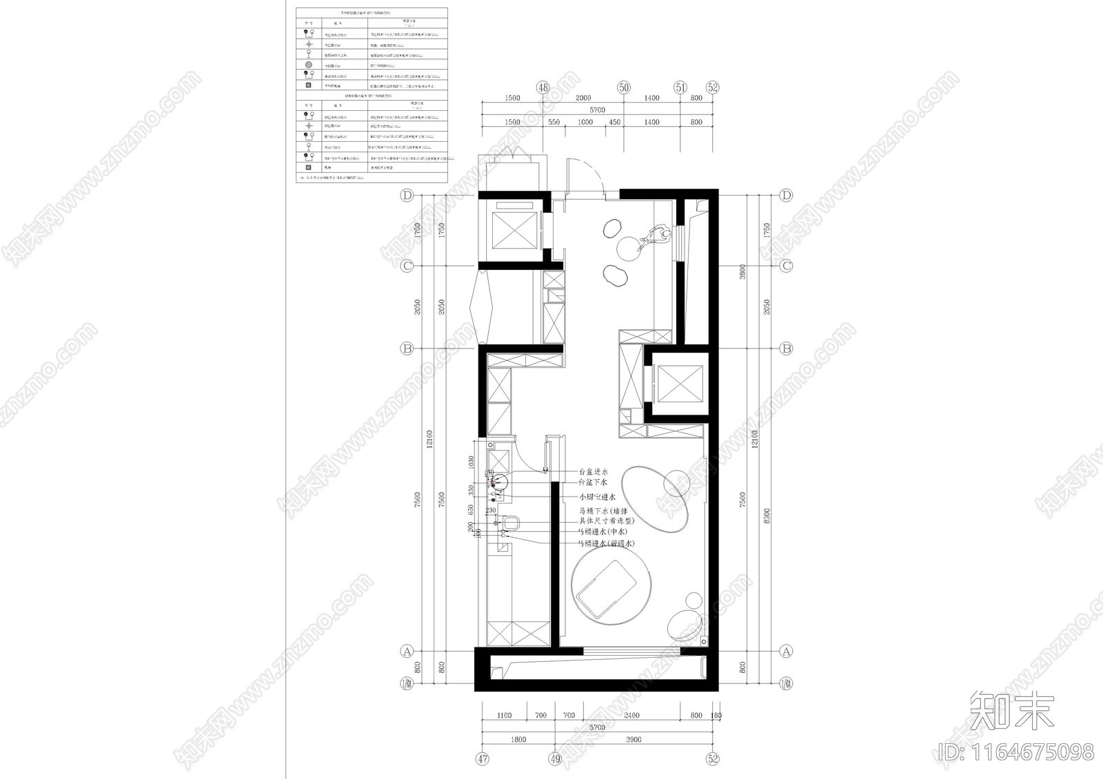 给排水图cad施工图下载【ID:1164675098】