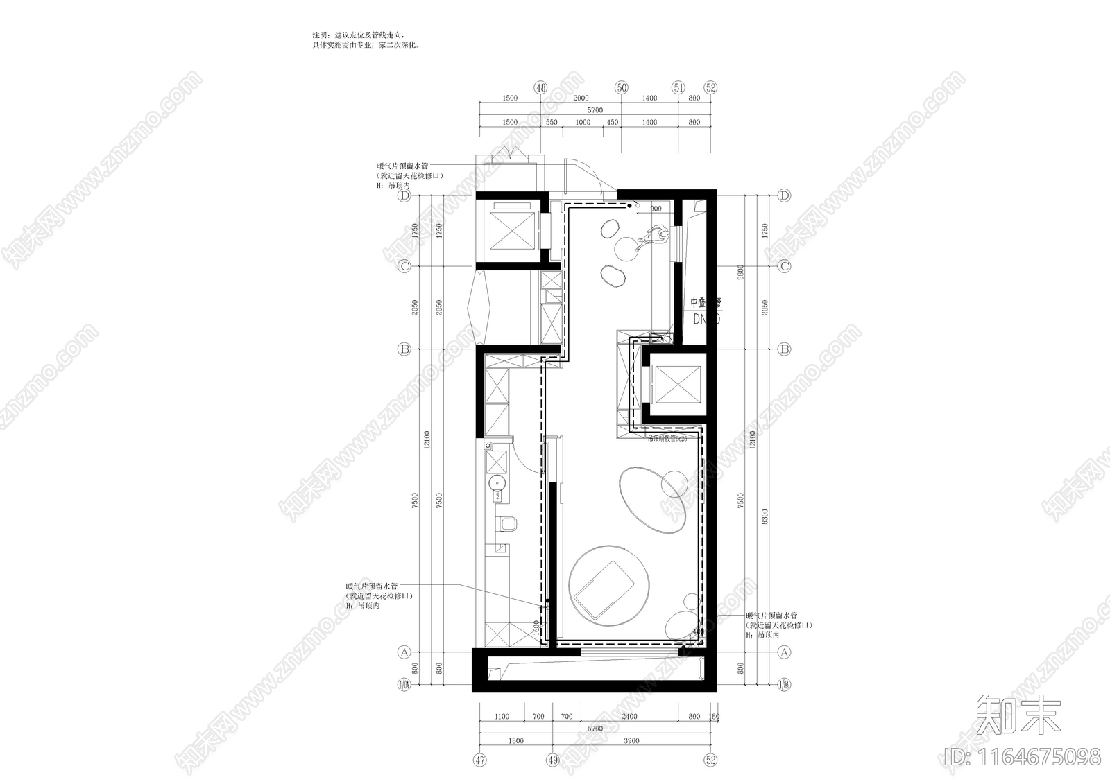 给排水图cad施工图下载【ID:1164675098】