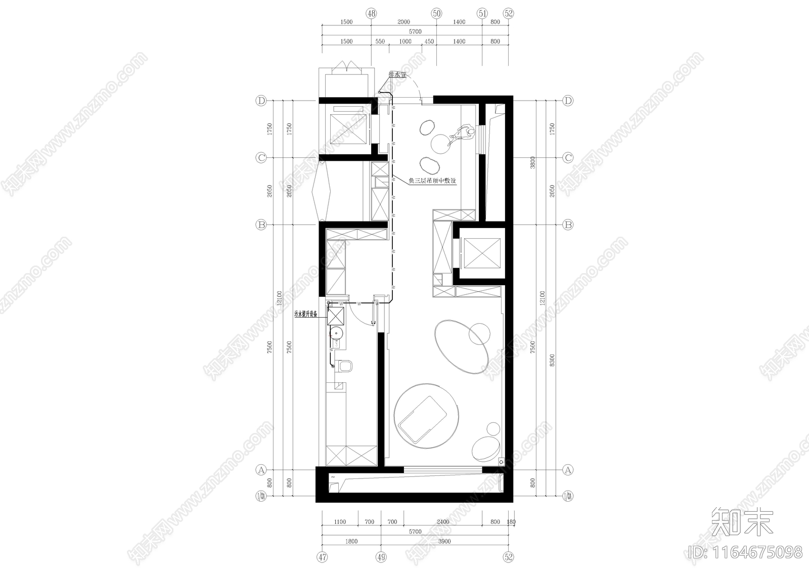 给排水图cad施工图下载【ID:1164675098】