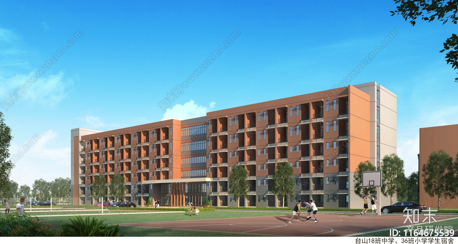 现代学校建筑cad施工图下载【ID:1164675539】