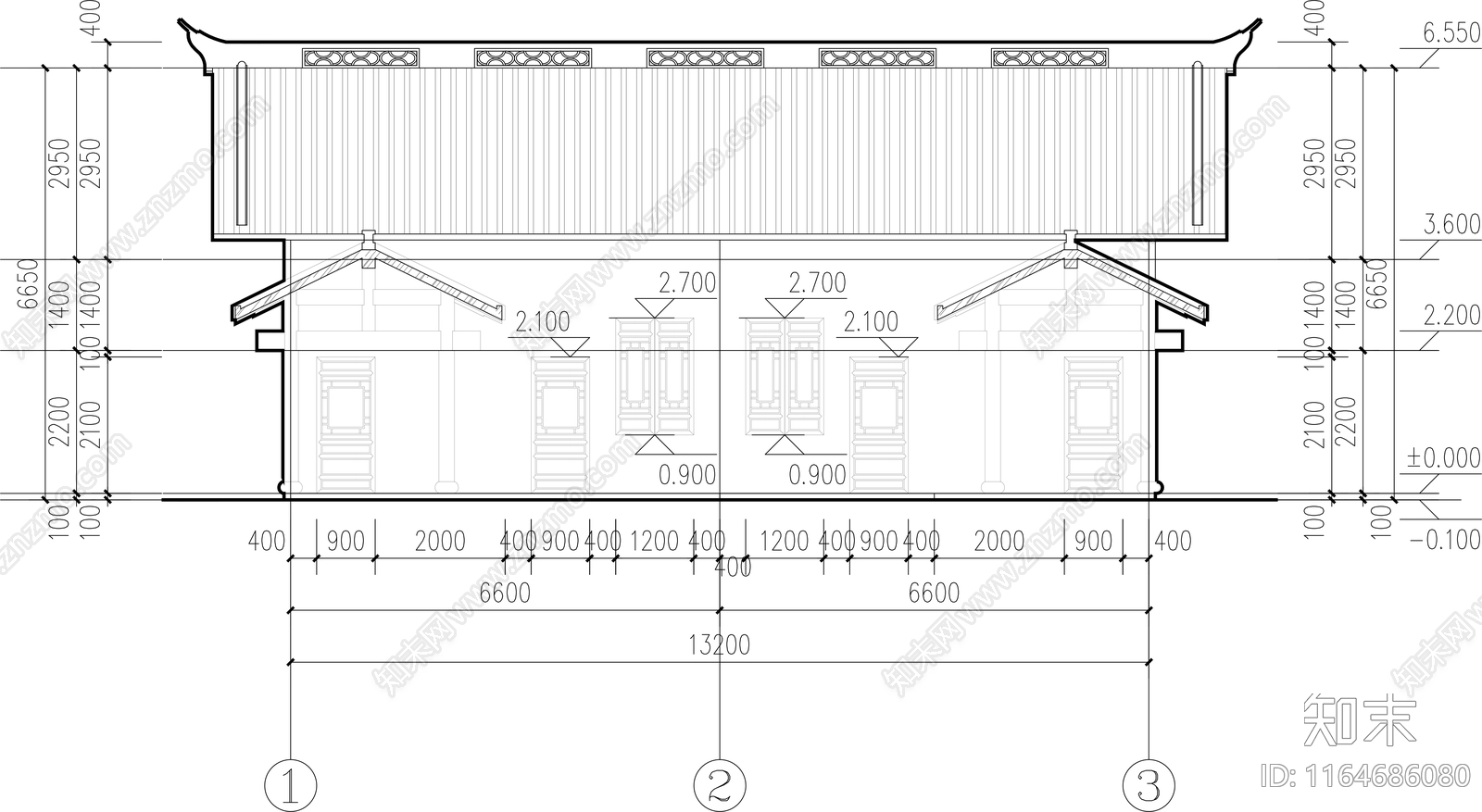 新中式其他商业建筑cad施工图下载【ID:1164686080】