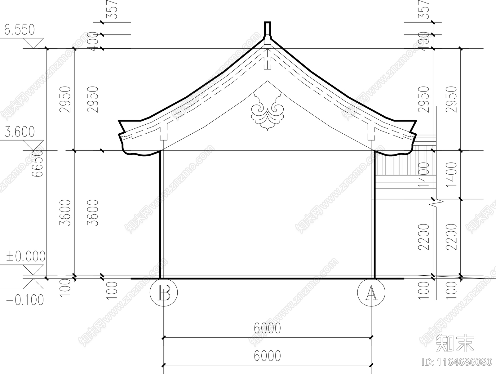 新中式其他商业建筑cad施工图下载【ID:1164686080】