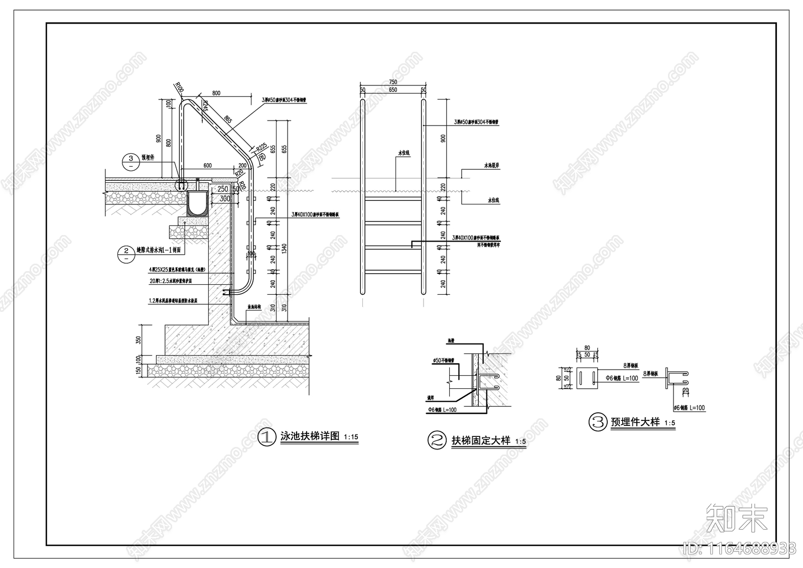 现代新中式其他景观cad施工图下载【ID:1164688933】