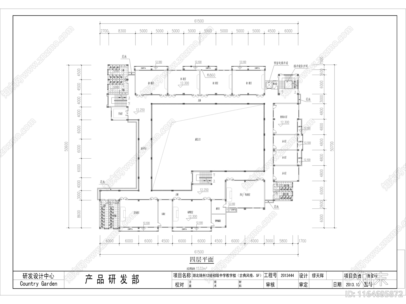 复古学校建筑cad施工图下载【ID:1164695872】