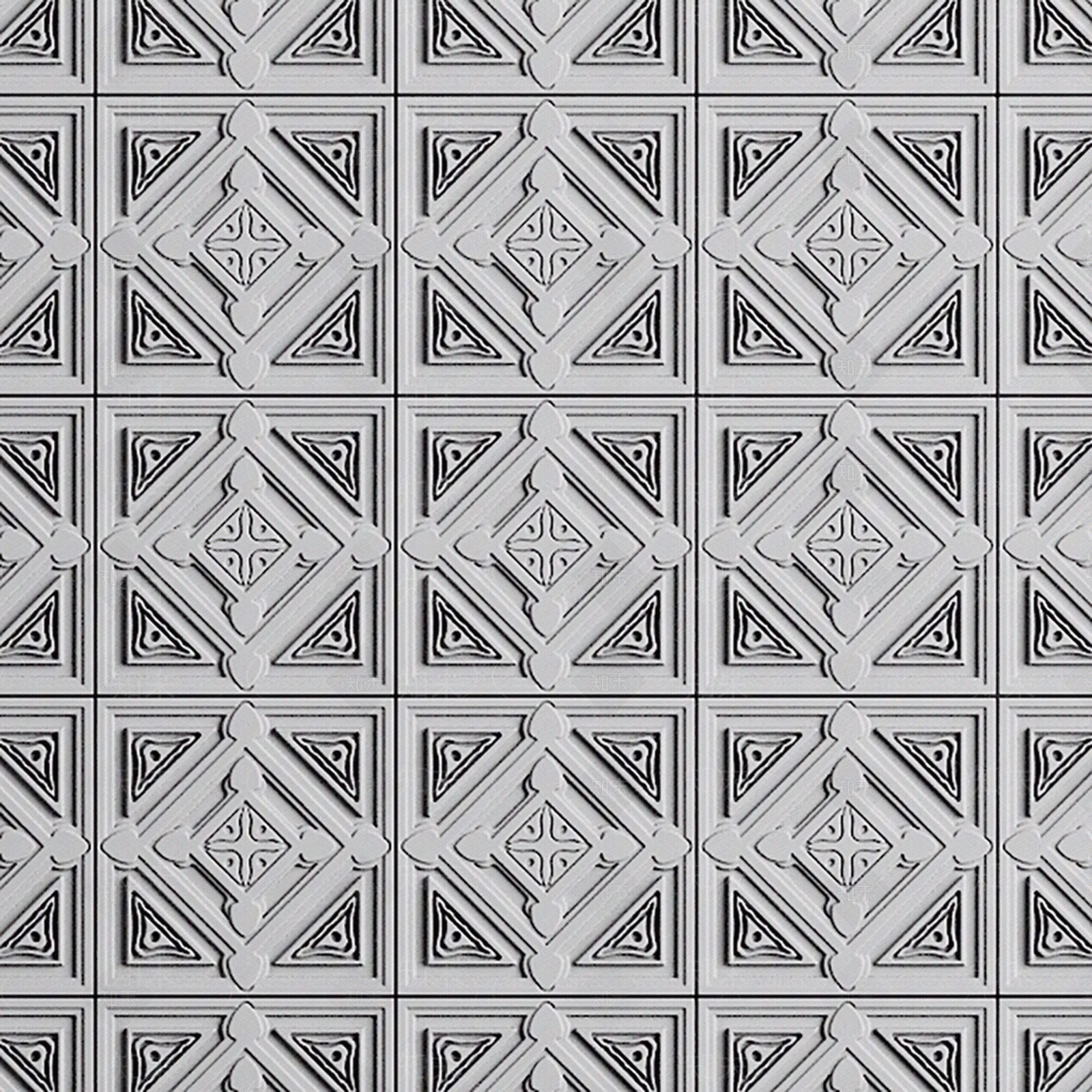 现代新中式欧式天花贴图下载【ID:1164698916】