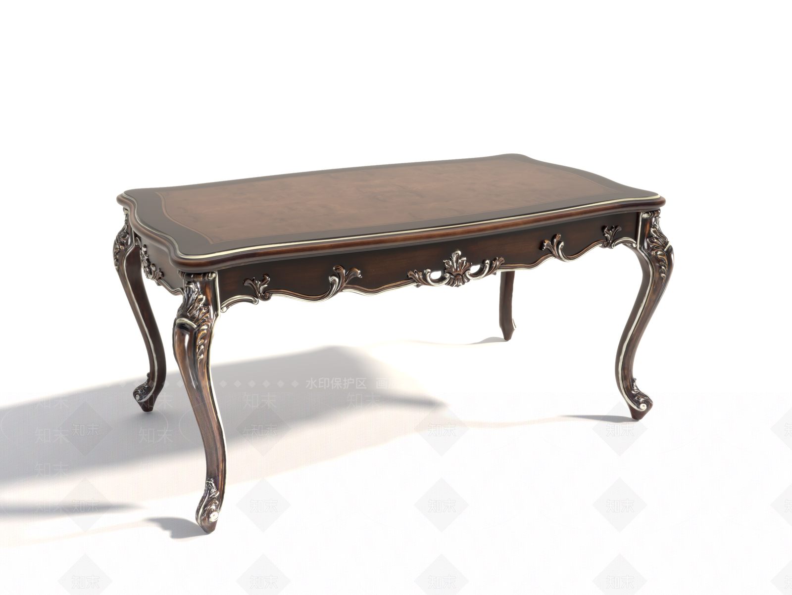 欧式美式餐桌3D模型下载【ID:1164705621】