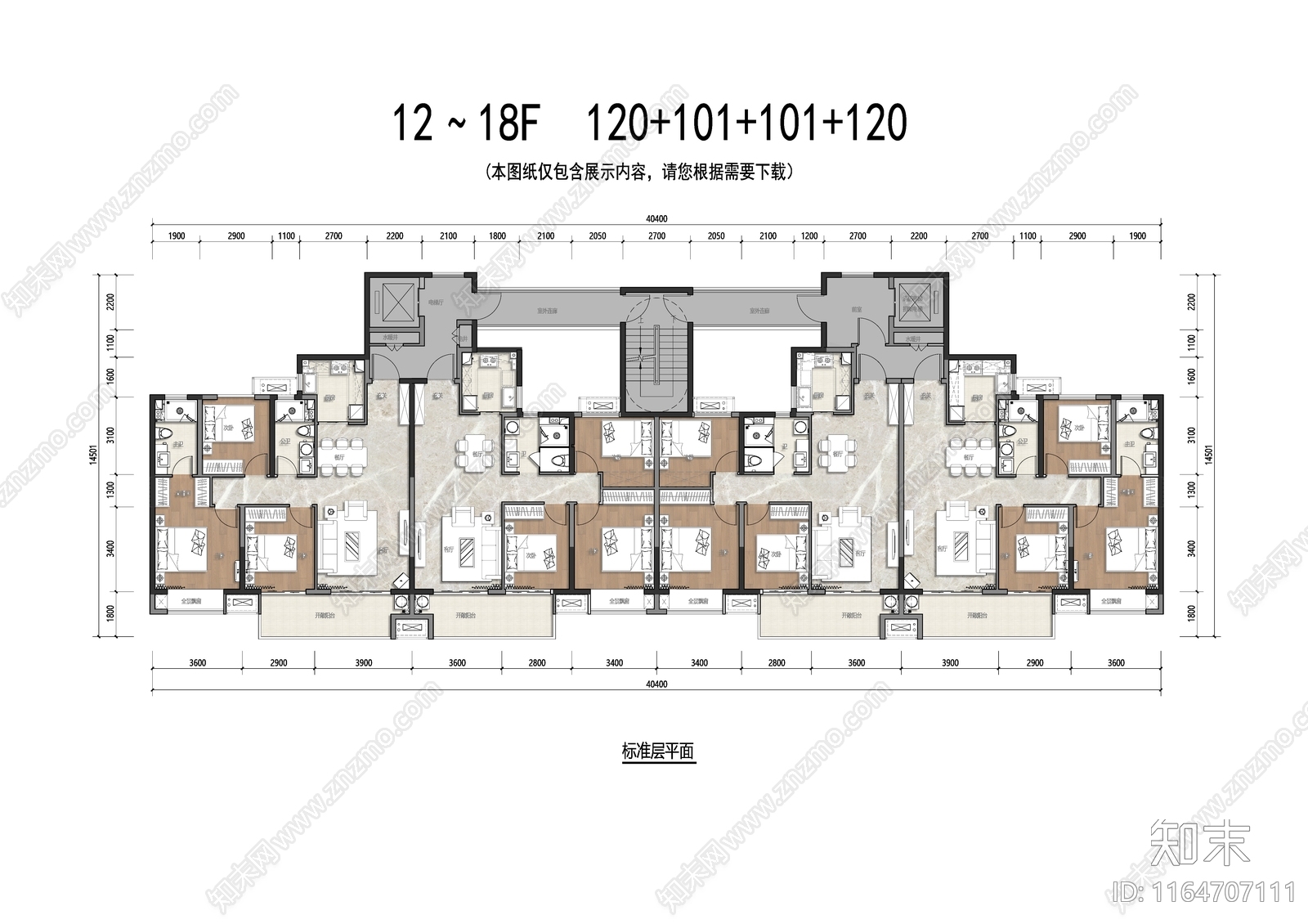 建筑平面图施工图下载【ID:1164707111】