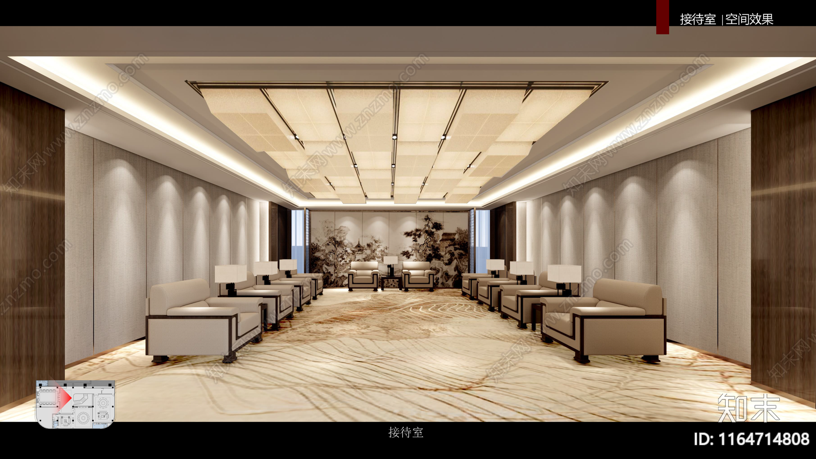 现代会所cad施工图下载【ID:1164714808】