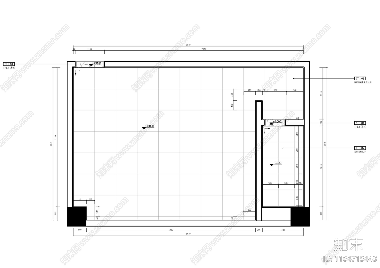 现代KTVcad施工图下载【ID:1164715443】