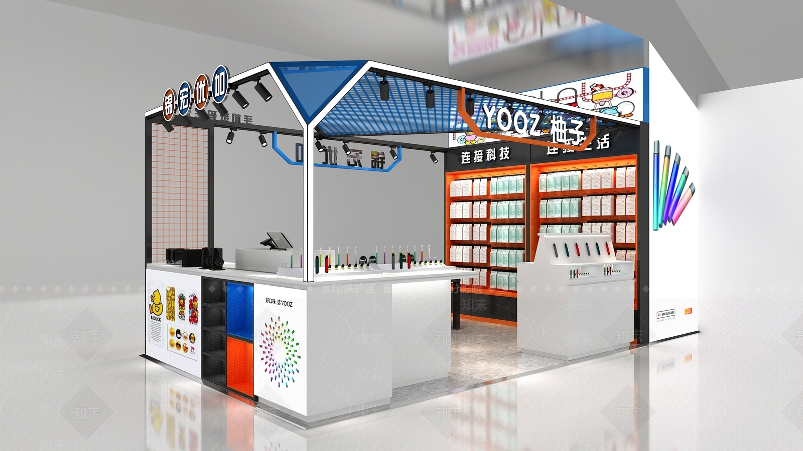 现代数码店3D模型下载【ID:1164717333】