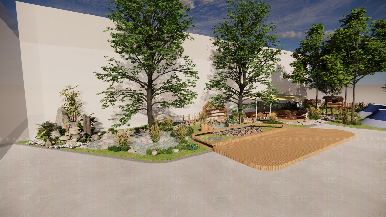 日式幼儿园内部SU模型下载【ID:1164727491】