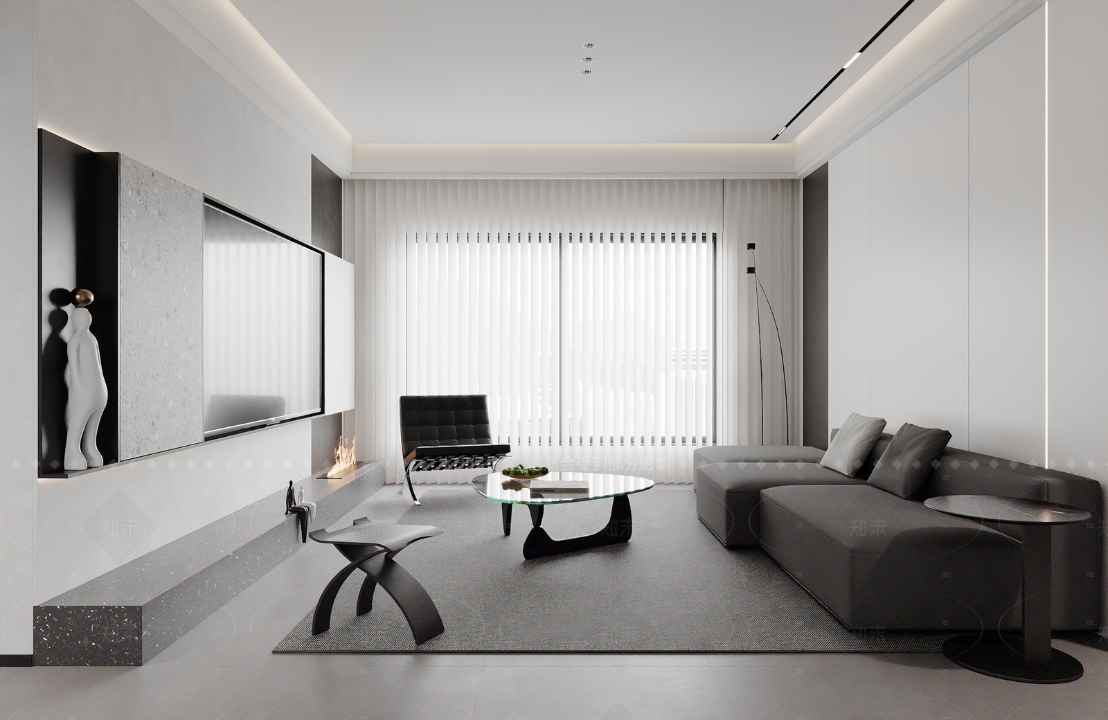 现代茶水间3D模型下载【ID:1214634915】