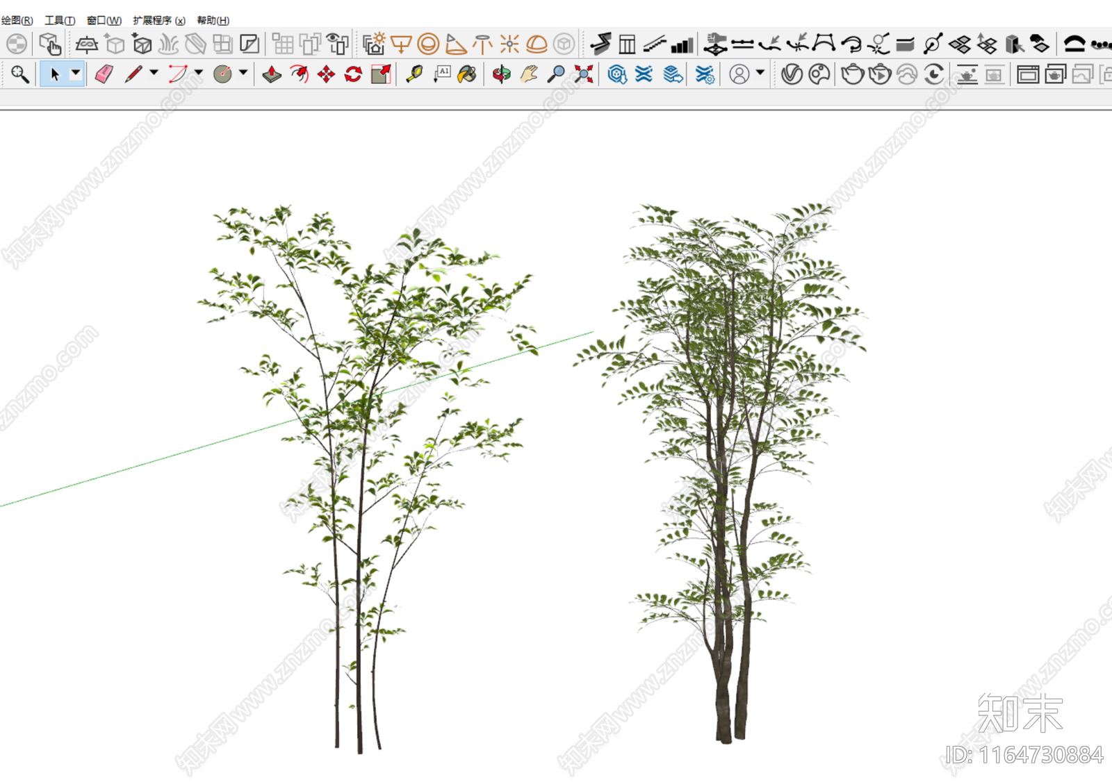 乔木SU模型下载【ID:1164730884】