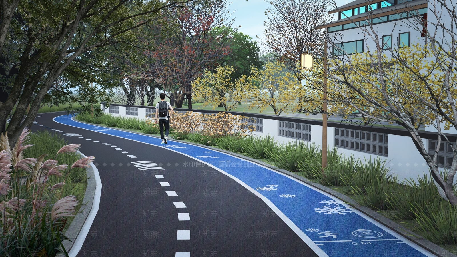 现代中式乡村庭院SU模型下载【ID:1164731783】