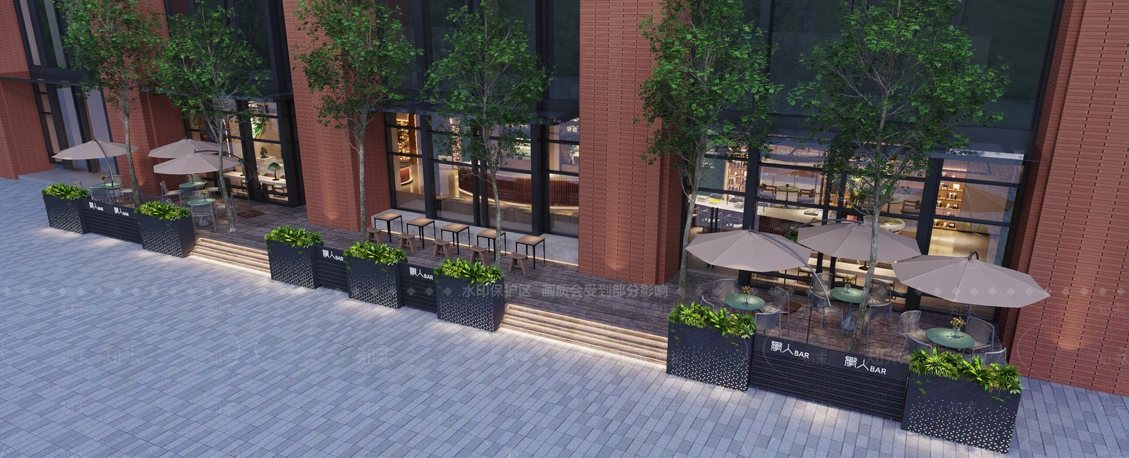 现代咖啡厅3D模型下载【ID:1164732246】