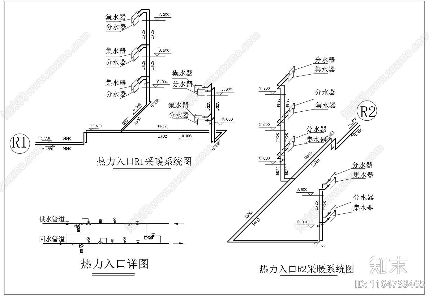 暖通节点cad施工图下载【ID:1164733465】