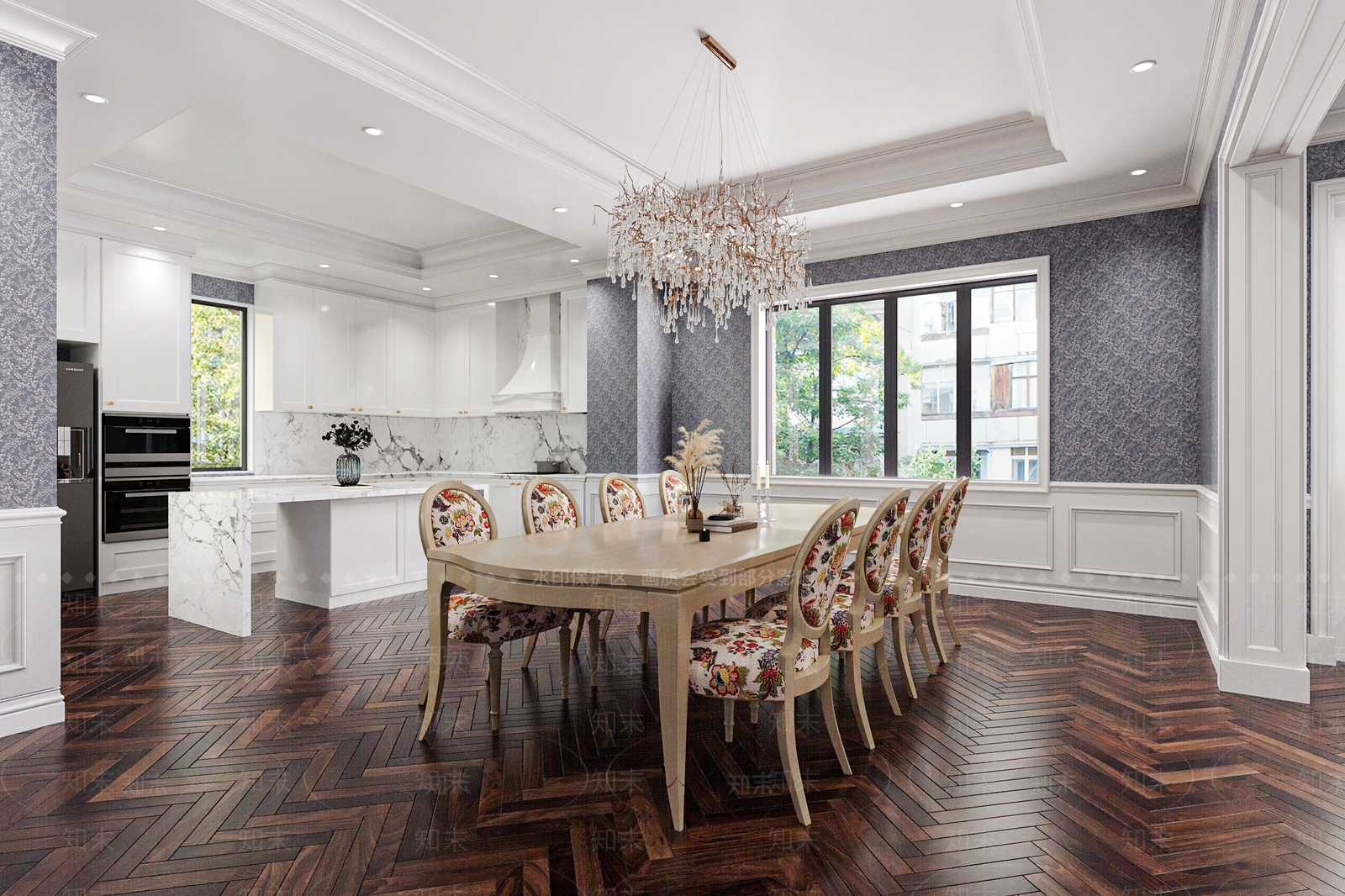 法式欧式家居客厅3D模型下载【ID:1164742058】